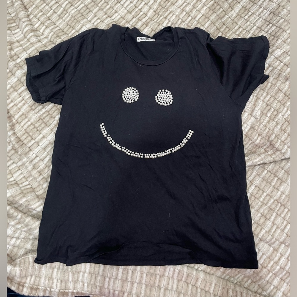 Lauren Moshi Smiley Face Tshirt